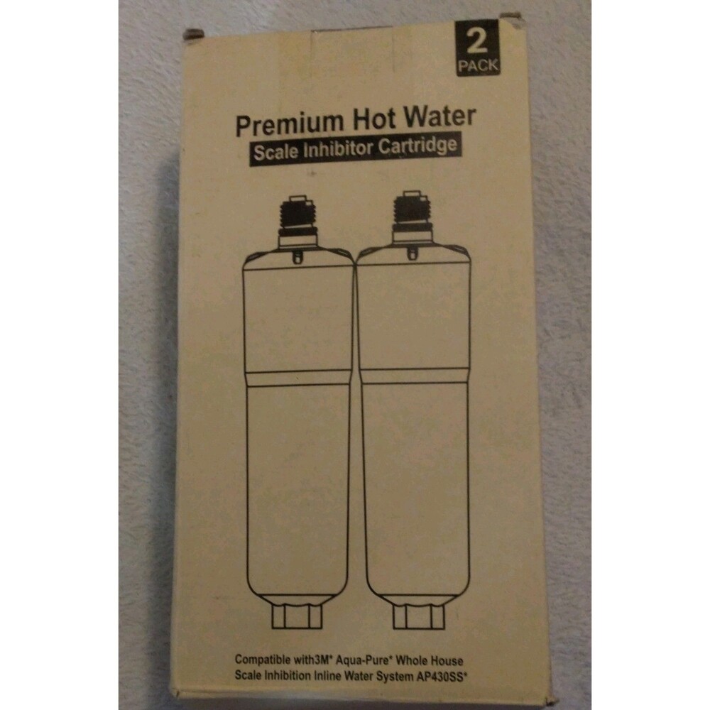 3M Aqua-Pure AP430SS Hot Water Scale Inhibitor Cartridge 2-Pack 10 GPM